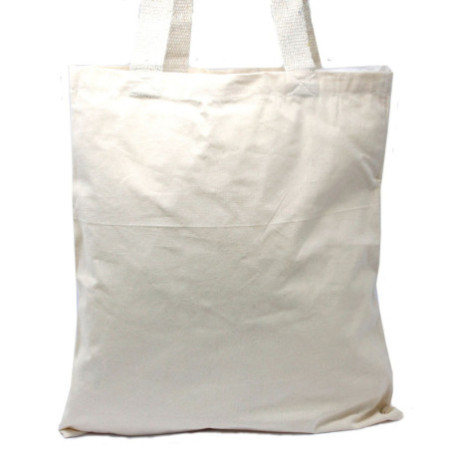 Grand sac en coton naturel 6 oz 38 x 42 cm