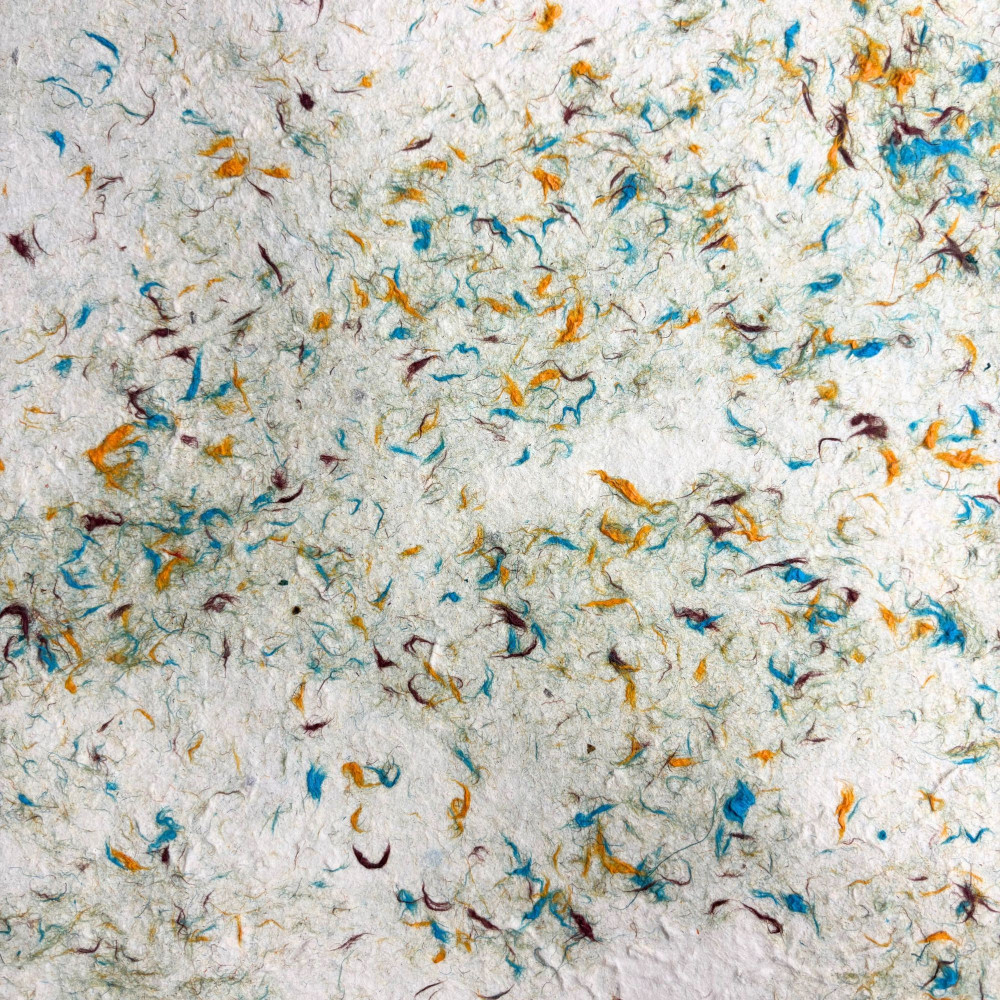 Papier cadeau et loisirs créatifs Lokta 51 x 76 cm - Coton vert