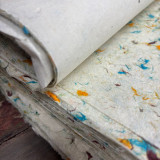 Papier cadeau et loisirs créatifs Lokta 51 x 76 cm - Herbe