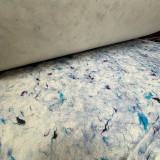 Papier cadeau Lokta (51 x 76 cm) - Coton bleu