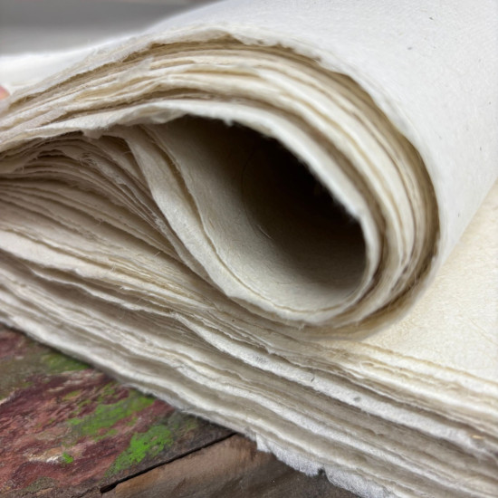 Papier Lokta pour loisirs créatifs/emballage (51 x 76 cm) - Papier uni 5 g/m²