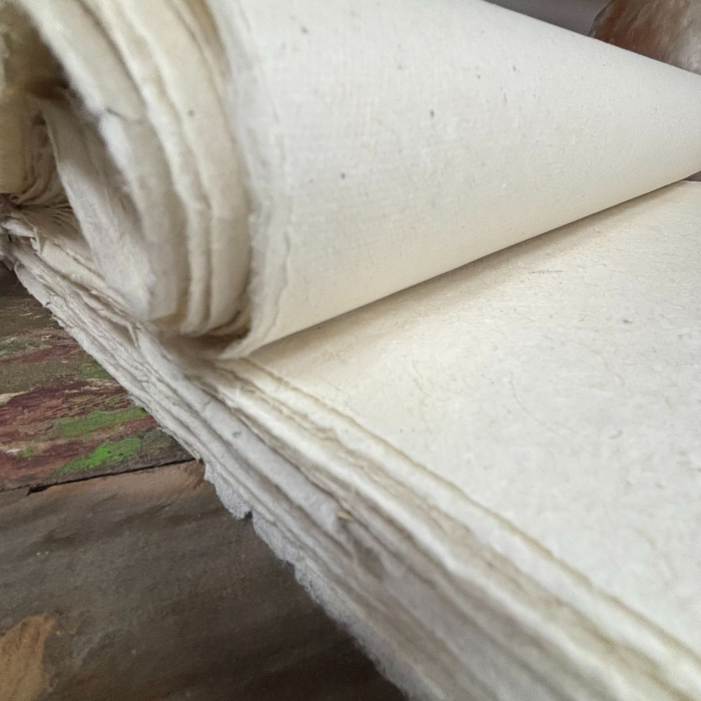 Papier Lokta pour loisirs créatifs/emballage (51 x 76 cm) - Papier uni 5 g/m²