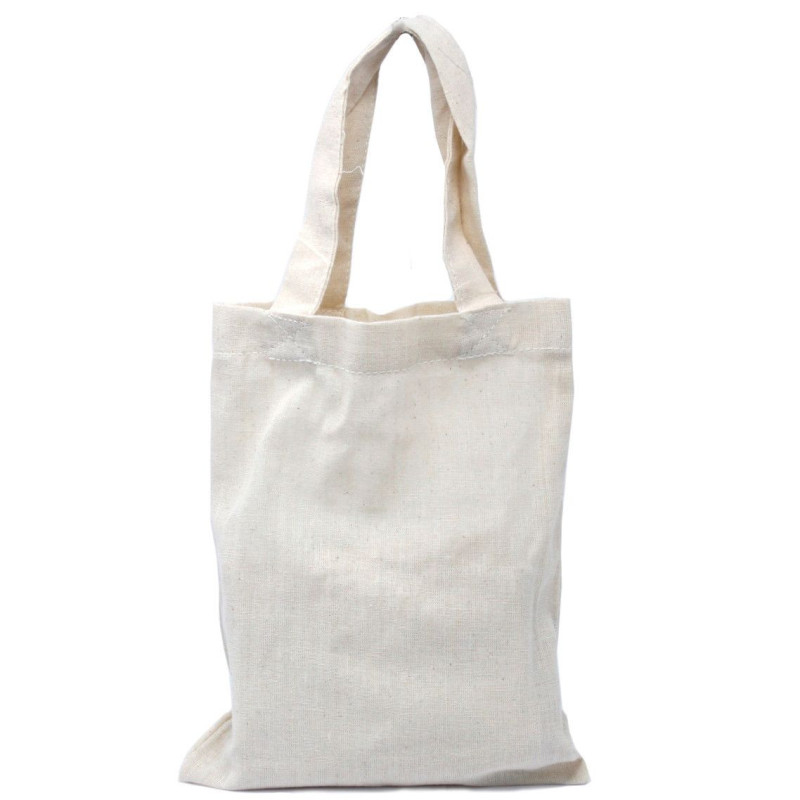 Petit sac en coton naturel 4 oz 25 x 20 cm
