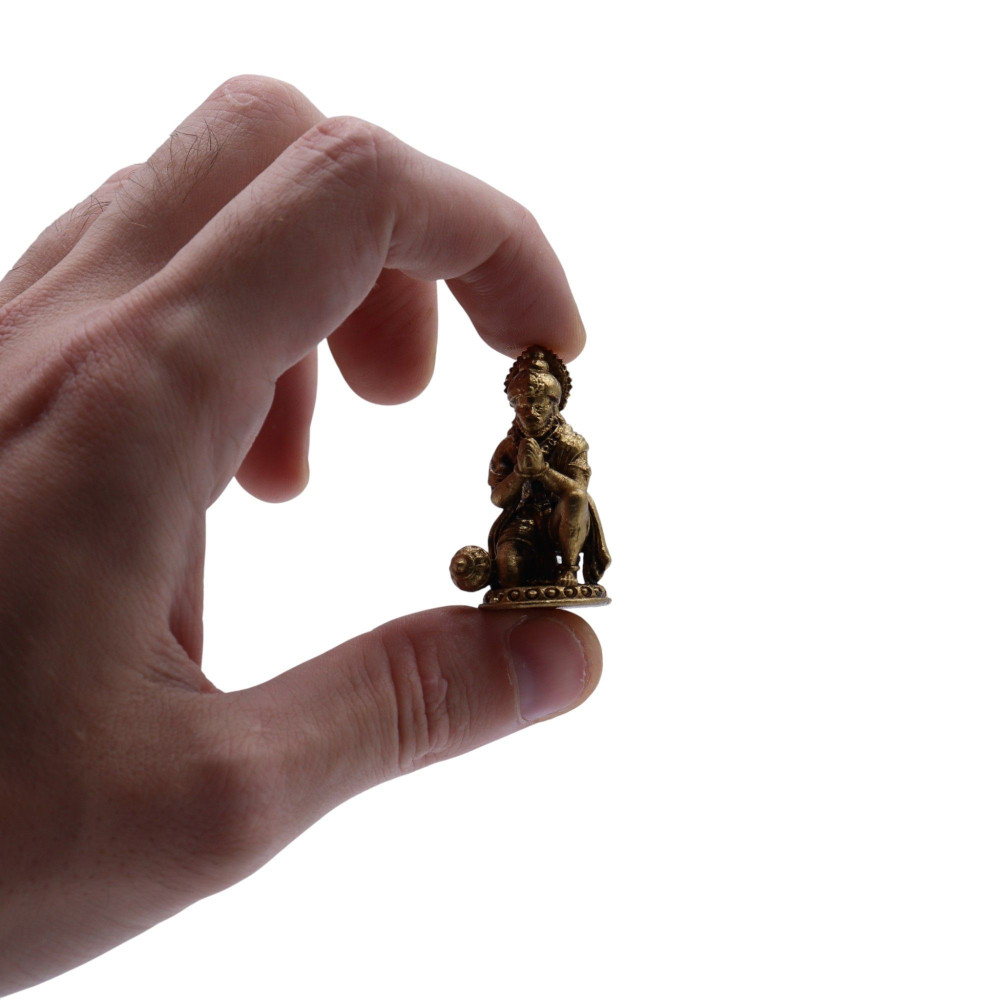 Divinités miniatures en laiton - Hanuman (30 g) - 36 mm