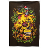 Décoration murale en coton (70 x 110 cm) - Crâne des morts