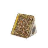 Pyramides d'organite moyenne 7x6cm - Améthyste enveloppée - Éclats de cuivre
