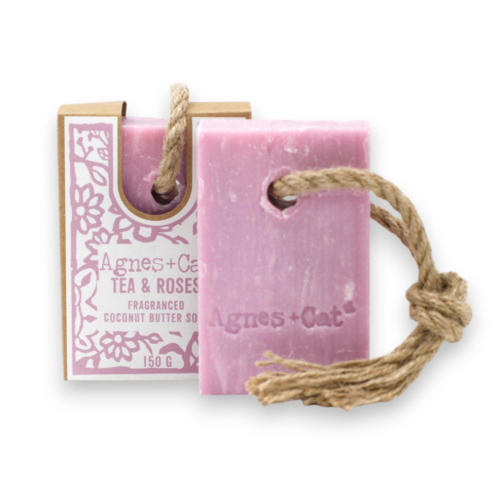 Savon à Cordelette Agnes + Cat - Thé et Roses