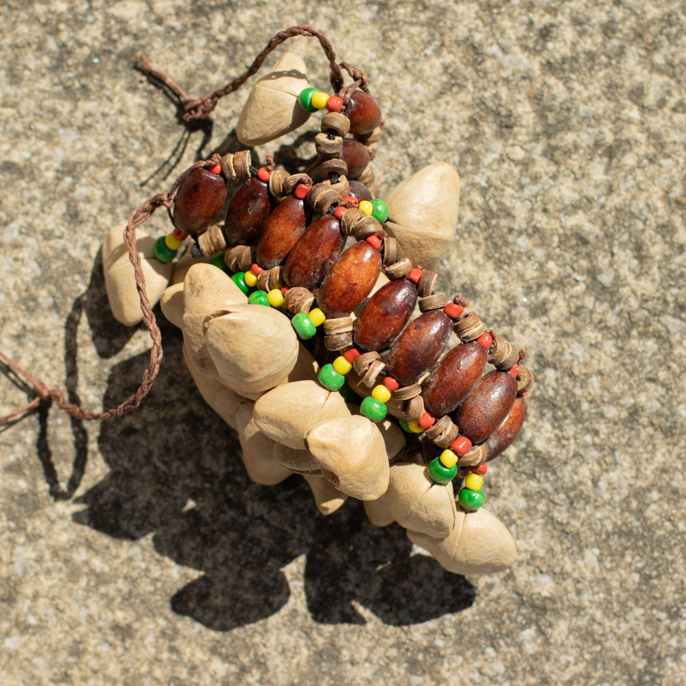 Bracelet hochet Kenari Shell Ankle Shaker (20 coquillages)