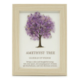 Image de pierre précieuse - Arbre de Vie - Améthyste (20x14,7x1cm)