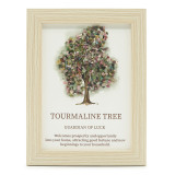 Image de pierre précieuse - Arbre de Vie - Toruraline (20x14,7x1cm)