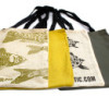 Grand sac réversible en coton (2 x 113 g) 38 x 42 cm (2 modèles)