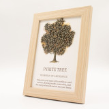 Image de pierre précieuse - Arbre de Vie - Pyrite (20x14,7x1cm)