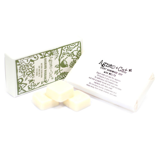 Coffret de 8 Fondants Parfumés Agnes + Cat - Rhubarbe