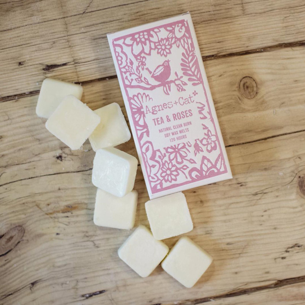 Coffret de 8 Fondants Parfumés Agnes + Cat - Thé et Roses