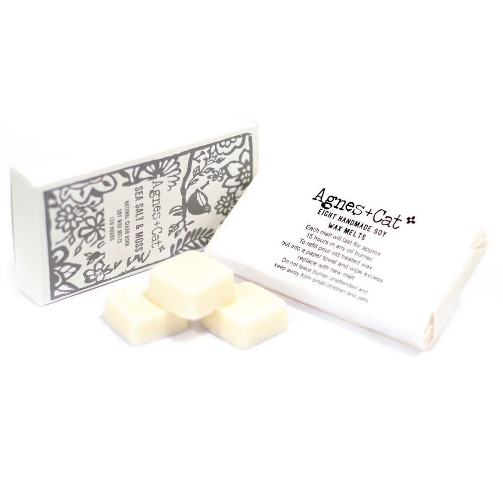 Coffret de 8 Fondants Parfumés Agnes + Cat - Sel Marin et Mousse