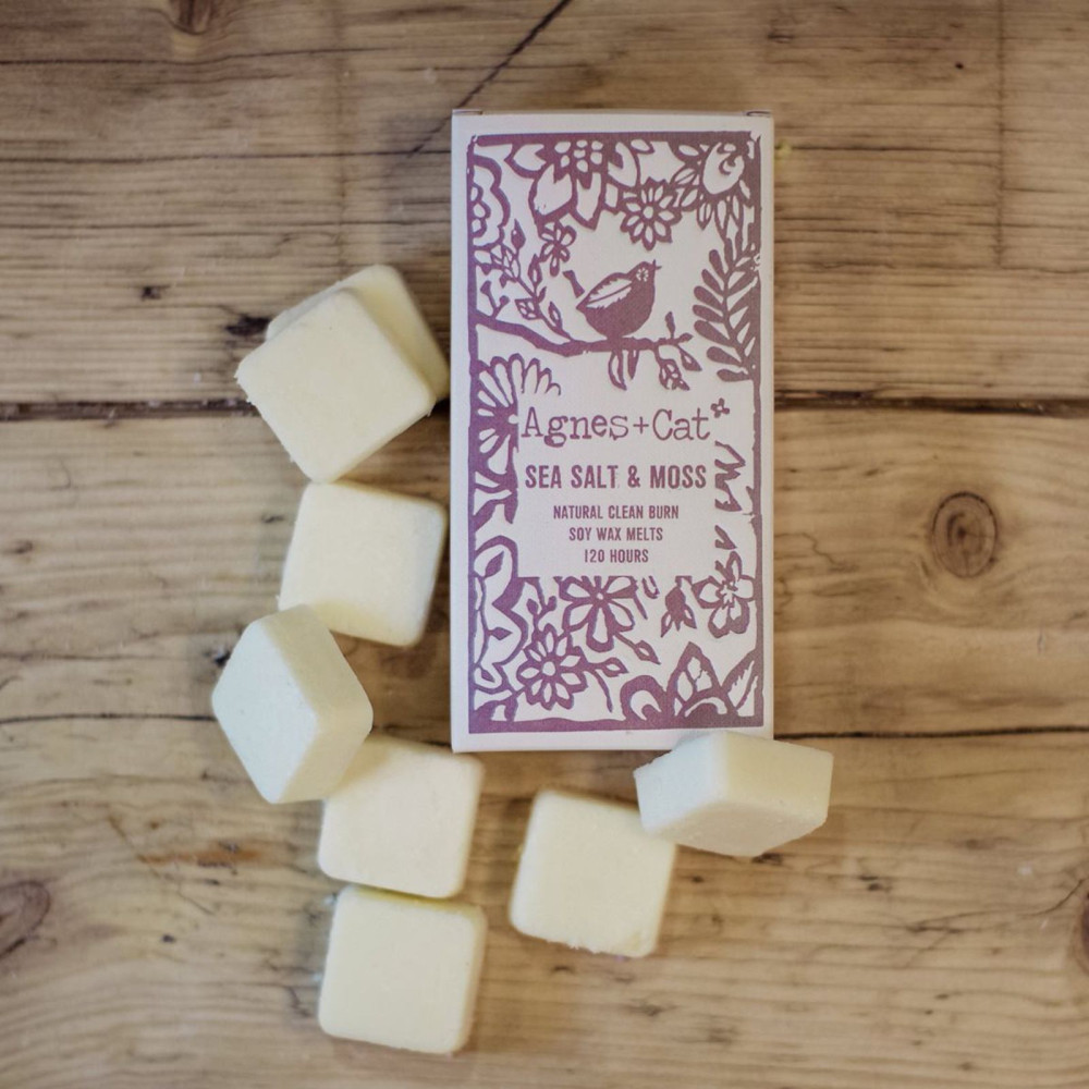 Coffret de 8 Fondants Parfumés Agnes + Cat - Sel Marin et Mousse