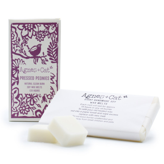 Coffret de 8 Fondants Parfumés Agnes + Cat - Pivoines Pressées