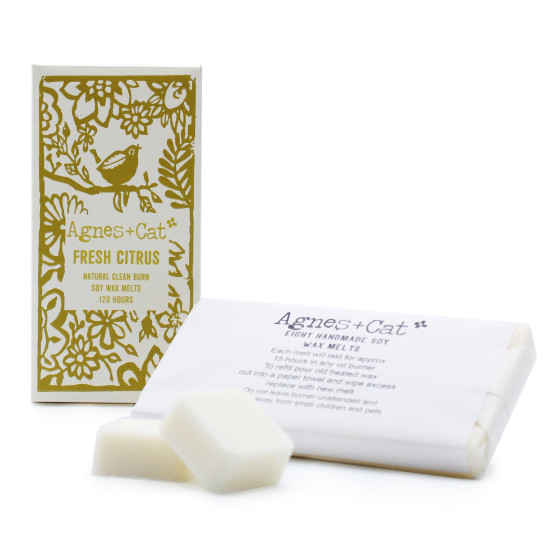 Coffret de 8 Fondants Parfumés Agnes + Cat - Agrumes Frais