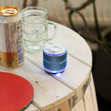 Lampe suspendue verte pour le camping et mini-enceinte