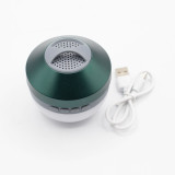 Lampe suspendue verte pour le camping et mini-enceinte