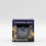 Lampe suspendue verte pour le camping et mini-enceinte