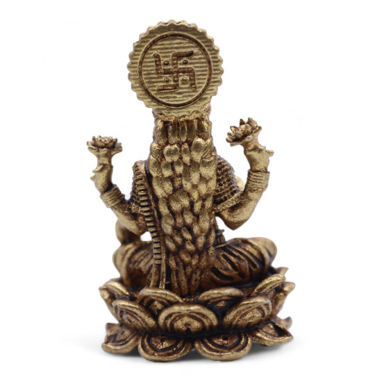 Divinités miniatures en laiton - Lakshmi (22 g) - 37 mm