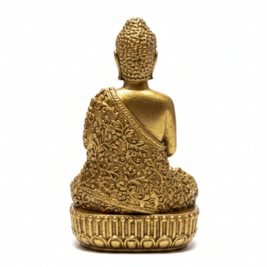 Divinités miniatures en laiton - Bouddha (110 g) - 76 mm