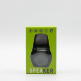 Mini-enceinte verte avec crochet de camping