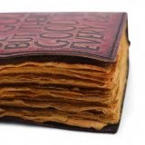 Carnet en cuir à bords irréguliers - Tous les jours ne seront peut-être pas bons (12,7 × 8,9 cm)