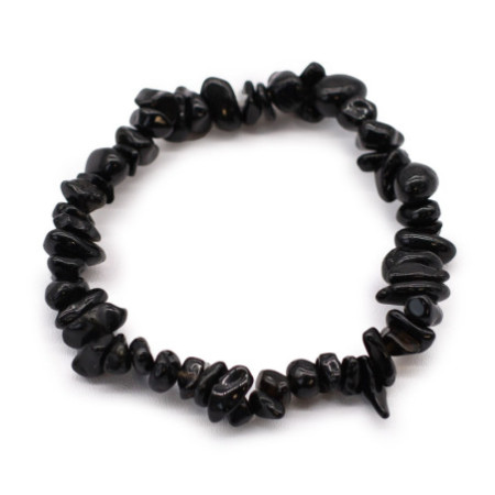 Bracelet Chipstone - Agate noire