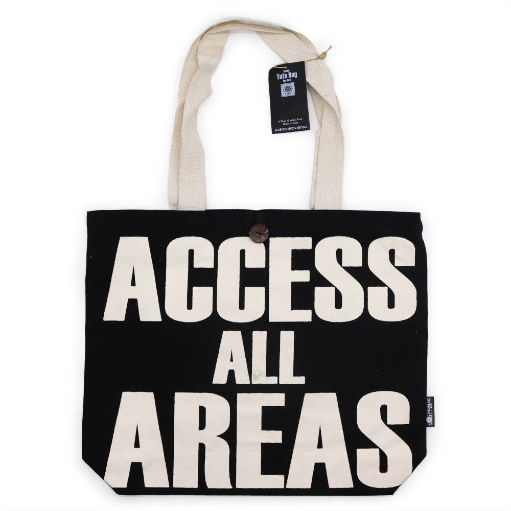 Sac cabas classique iconique Nomad Sari - ACCESS ALL ZEAS - Noir naturel 283 ml