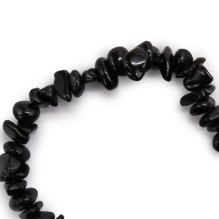 Bracelet Chipstone - Agate noire