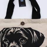 Sac cabas classique emblématique Nomad Sari - La vie de chien - Blanc 283 ml