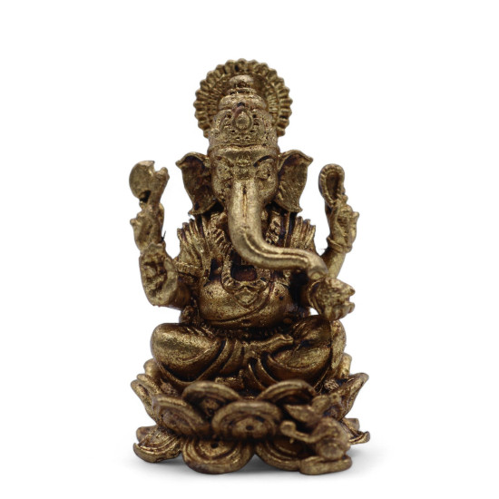 Divinités miniatures en laiton - Ganesha (22 g) - 37 mm