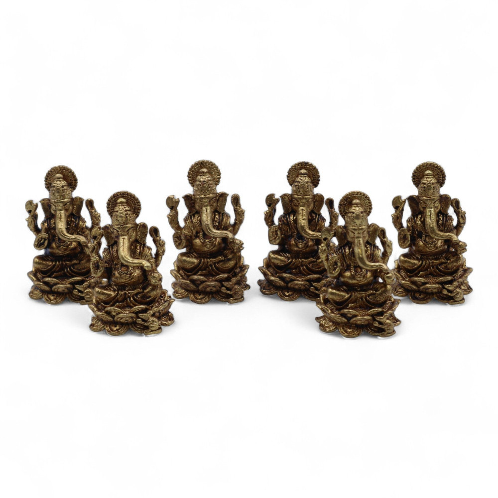 Divinités miniatures en laiton - Ganesha (22 g) - 37 mm