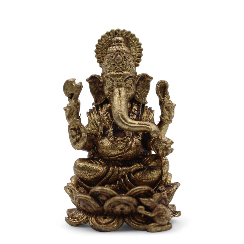 Divinités miniatures en laiton - Ganesha (22 g) - 37 mm