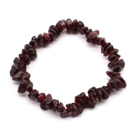 Bracelet Chipstone - Grenat sanguin