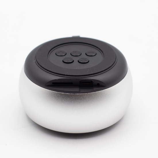 Mini-enceinte à effet lumineux Silver Mandela