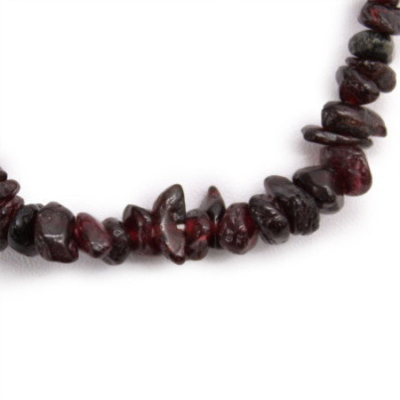 Bracelet Chipstone - Grenat sanguin