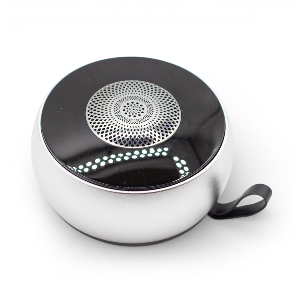 Mini-enceinte à effet lumineux Silver Mandela