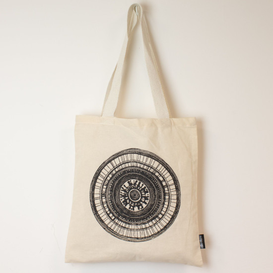 Sac cabas Nomad Sari Iconic Basic - Mandala Urbain - Naturel 113 g