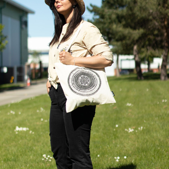 Sac cabas Nomad Sari Iconic Basic - Mandala Urbain - Naturel 113 g