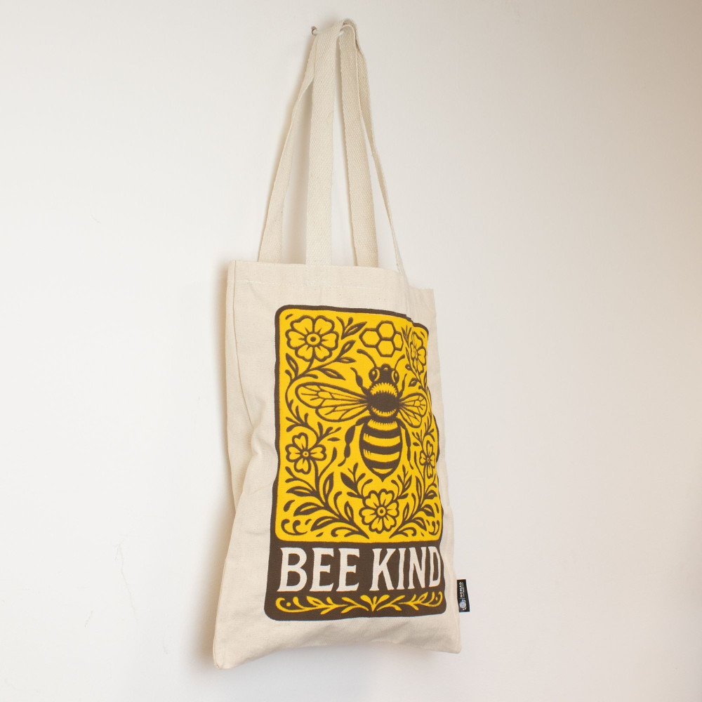 Sac cabas iconique Toni de Nomad Sari - Bee Kind - Naturel 283 ml