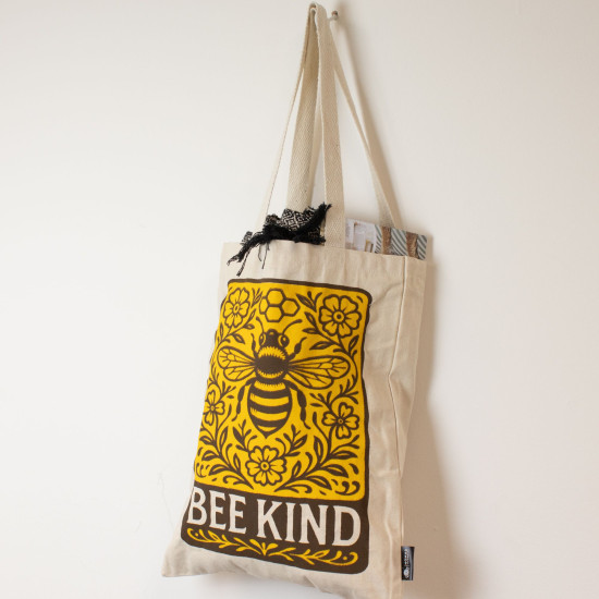 Sac cabas iconique Toni de Nomad Sari - Bee Kind - Naturel 283 ml