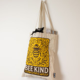 Sac cabas iconique Toni de Nomad Sari - Bee Kind - Naturel 283 ml