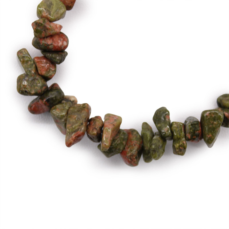 Bracelet Chipstone - Jaspe vert