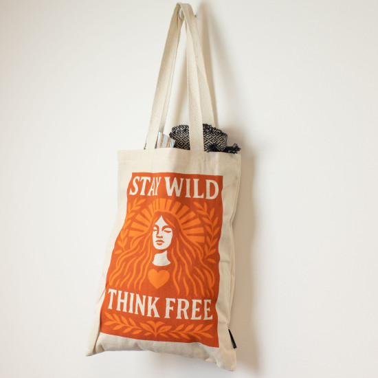 Sac cabas iconique Nomad Sari Toni - Stay Wild - Naturel 283 ml