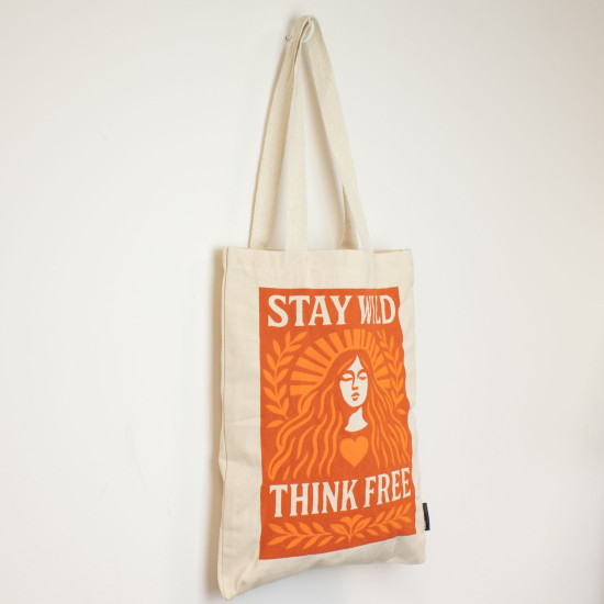 Sac cabas iconique Nomad Sari Toni - Stay Wild - Naturel 283 ml