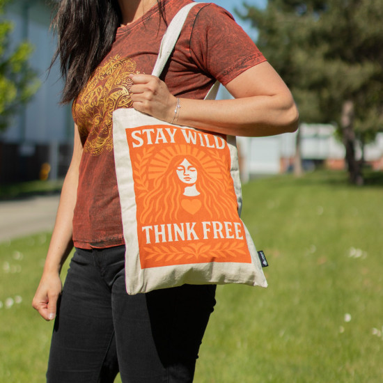 Sac cabas iconique Nomad Sari Toni - Stay Wild - Naturel 283 ml