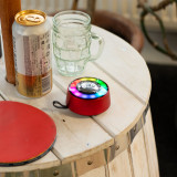 Mini-enceinte à effet lumineux Mandela rouge